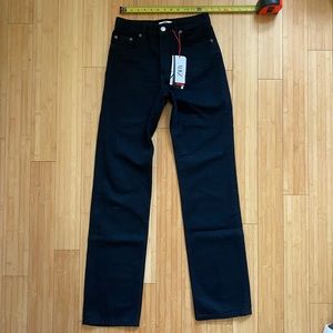CHARLOTTE GAINSBOURG FOR ZARA DENIM TROUSERS SZ 38 (6)